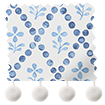 Floral Trellis Pom-Pom Blue swatch image