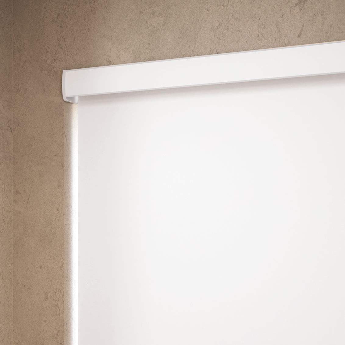 Florence Blackout Crisp White Roller Blind