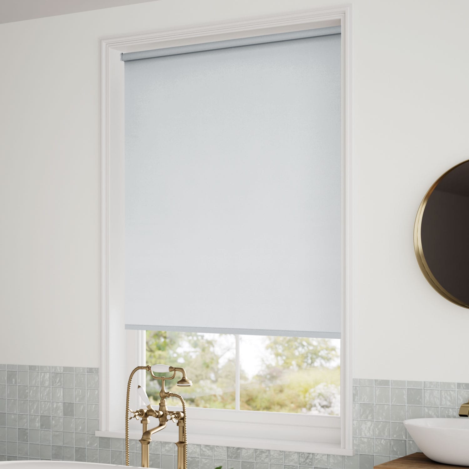 Florence Blackout Quicksilver Roller Blind