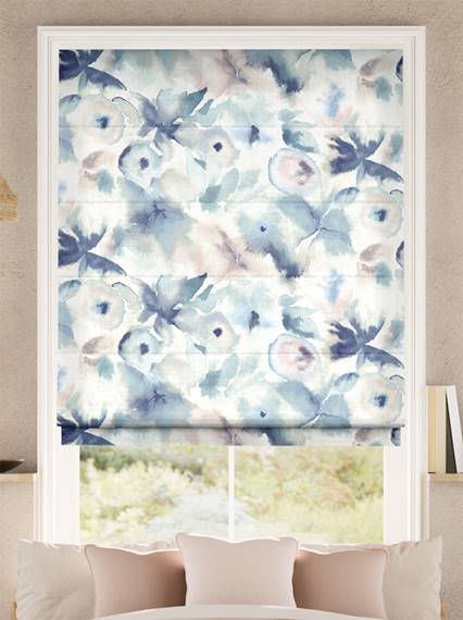 Flores Moonlight Roman Blind thumbnail image