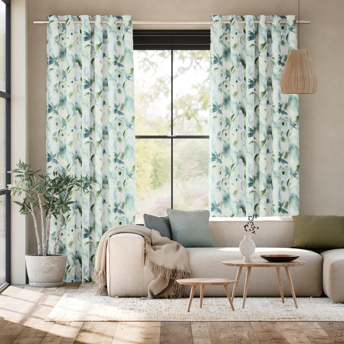 Flores Seaspray  Curtains