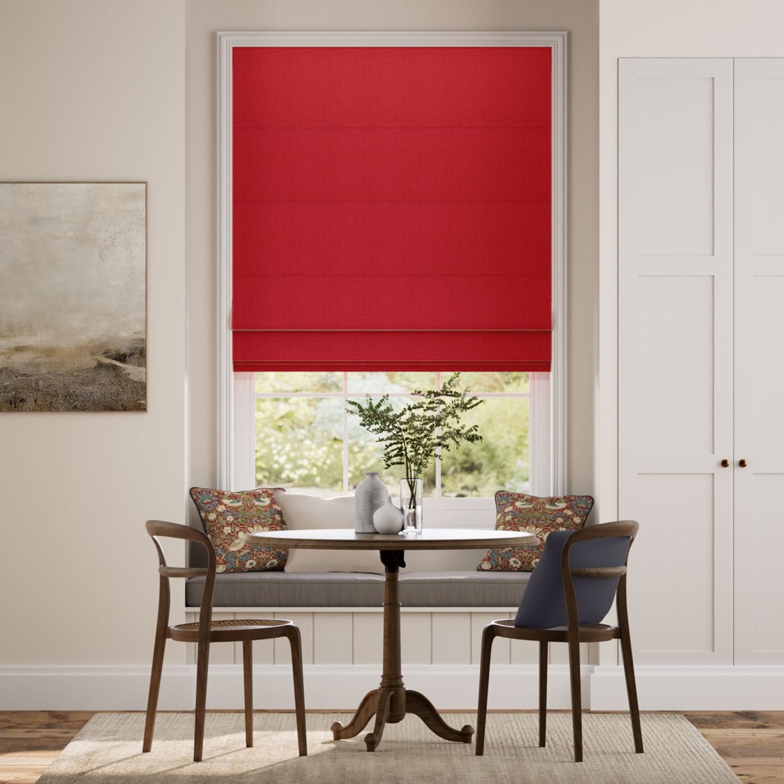 Florida Ruby Roman Blind