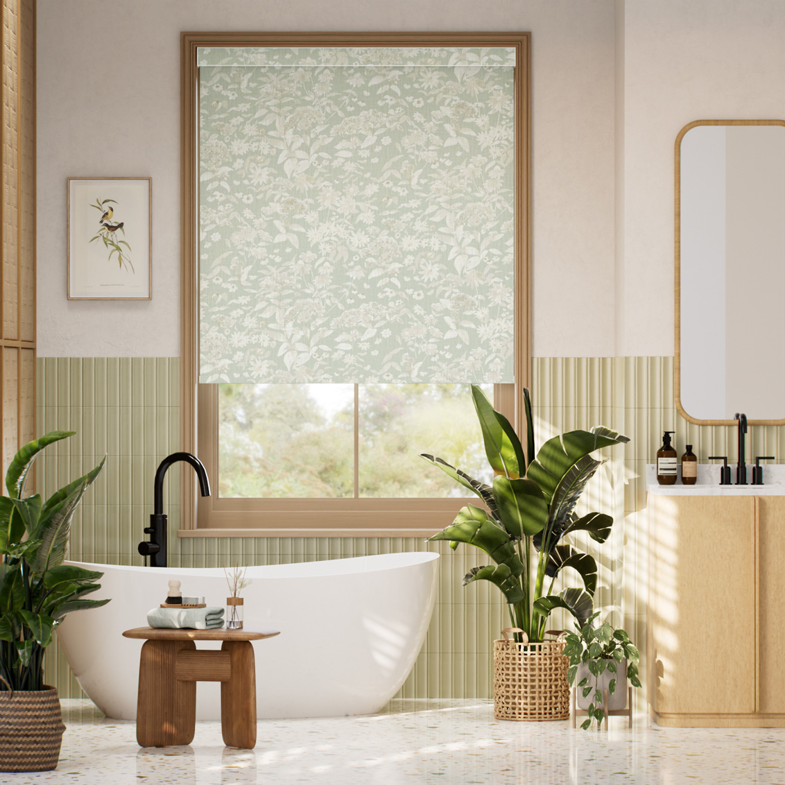 Florina Pistachio Roller Blind