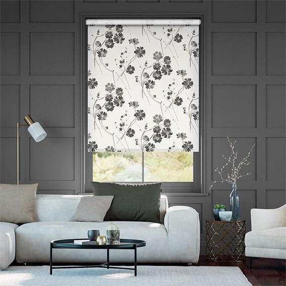 Floris Charcoal Roller Blind