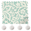Flower Block Pom-Pom Aqua swatch image