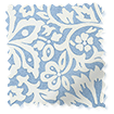 Flower Block Blue Roller Blind sample image