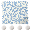 Flower Block Pom-Pom Blue swatch image