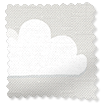 Fluffy Clouds Grey Curtains swatch image