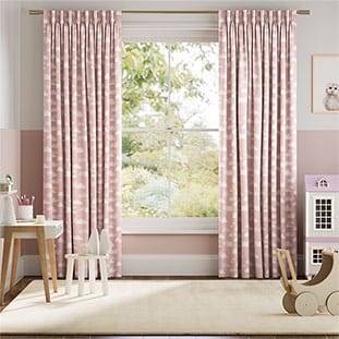 Fluffy Clouds Pink Curtains thumbnail image