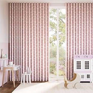 Fluffy Clouds Pink Curtains thumbnail image