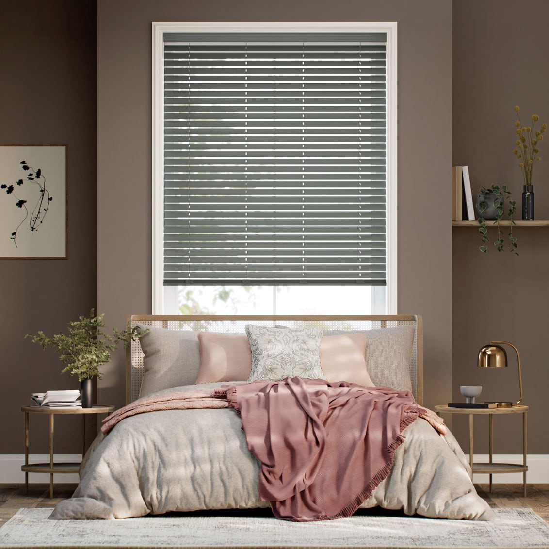 Forte Earth Grey Venetian Blind - 50mm Slat