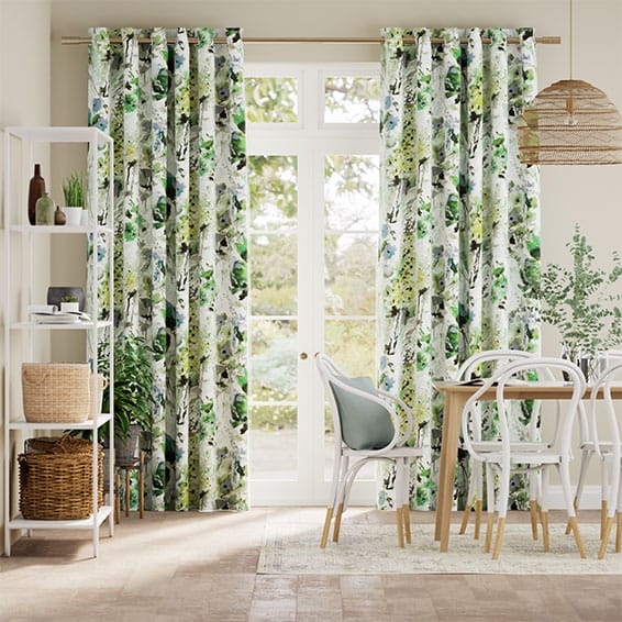 Foxglove Evergreen Curtains