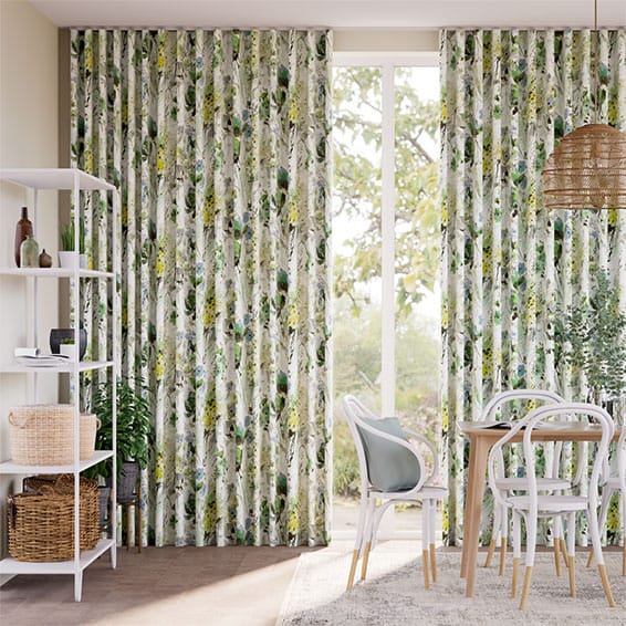 Foxglove Evergreen Curtains