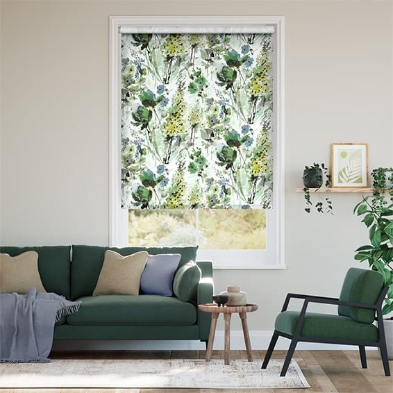 Foxglove Evergreen Roller Blind