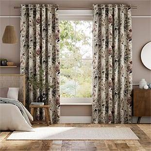 Foxglove Linen Rose Blush Curtains thumbnail image