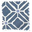 Fretwork Diamond Indigo Roller Blind swatch image