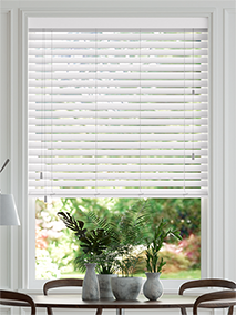 Frost White Wooden Blind thumbnail image