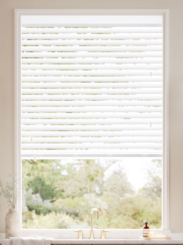Frost White Wooden Blind thumbnail image