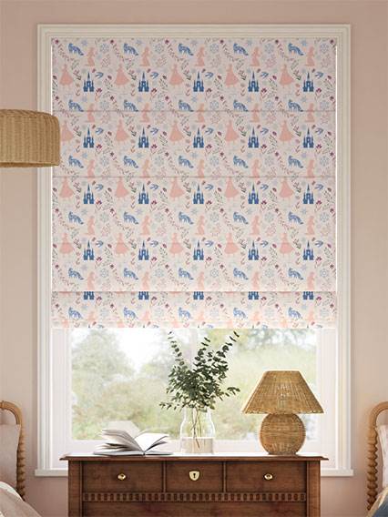 Frozen Soft Rose Roman Blind thumbnail image