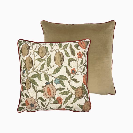 William Morris Fruit Autumn Cushion