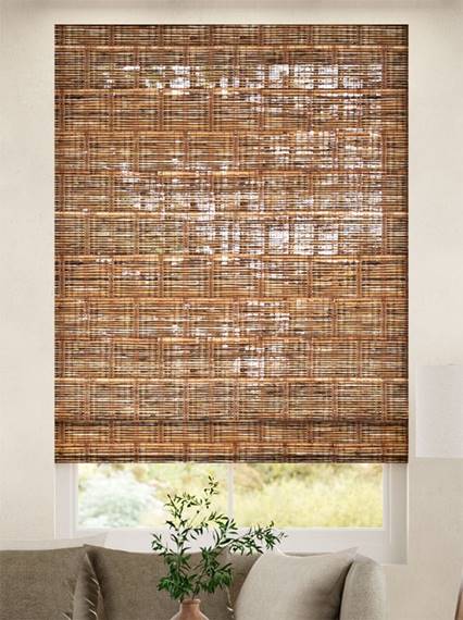 Electric Gabor Chestnut Roman Blind thumbnail image