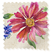 Garden Flowers Border Multi Roman Blind swatch image