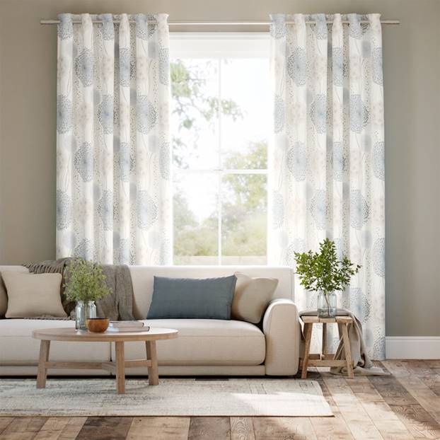 Gardenia Blush Cloud Curtains thumbnail image