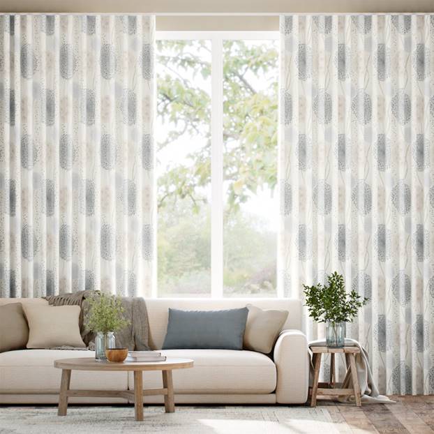 Gardenia Blush Cloud Curtains thumbnail image