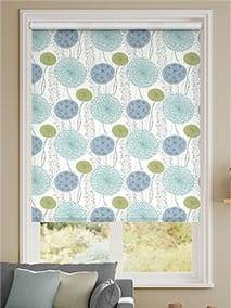 Gardenia Inky Blue Roller Blind thumbnail image