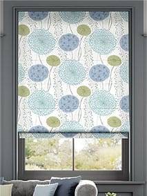 Gardenia Inky Blue Roman Blind thumbnail image