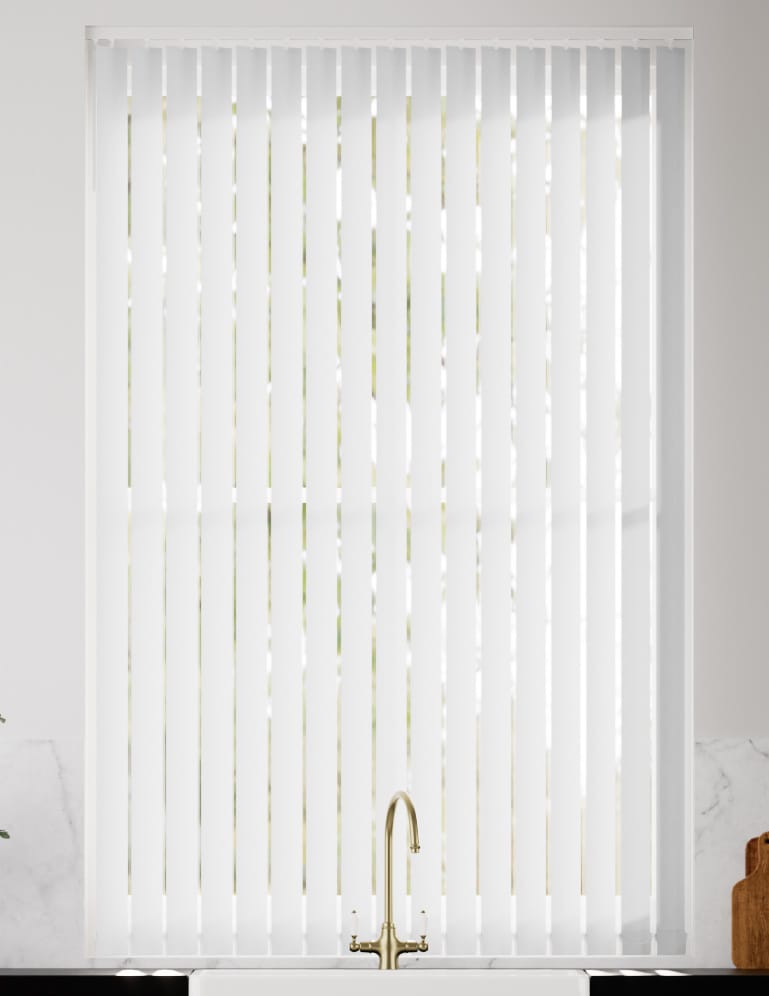 Valencia Simplicity White Vertical Blind thumbnail image