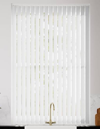 Valencia Bright White Vertical Blind thumbnail image