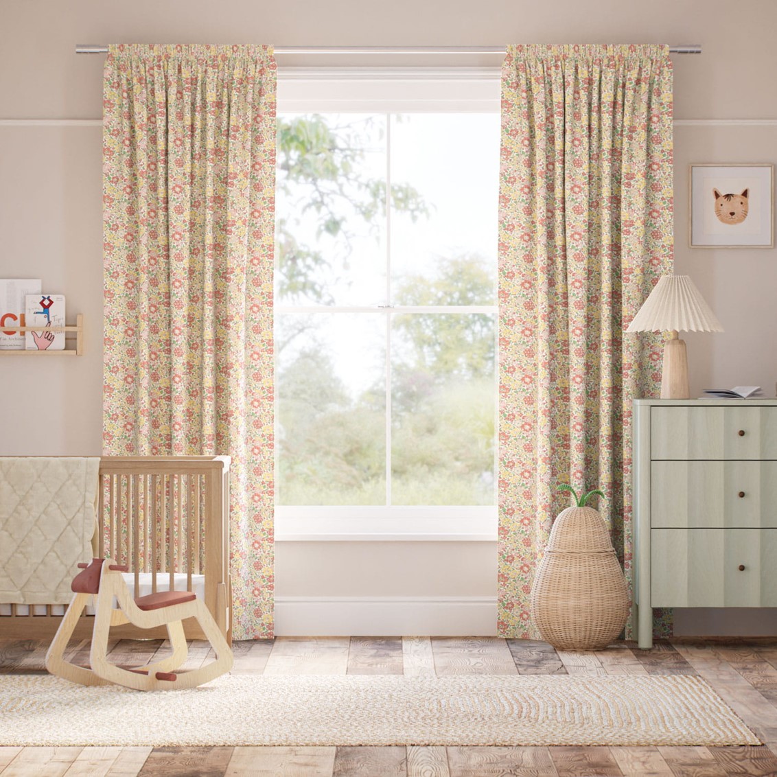 Glen Lyon Rhubarb Curtains