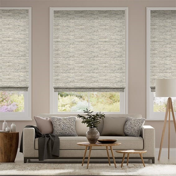 Glencoe Chalk Roman Blind