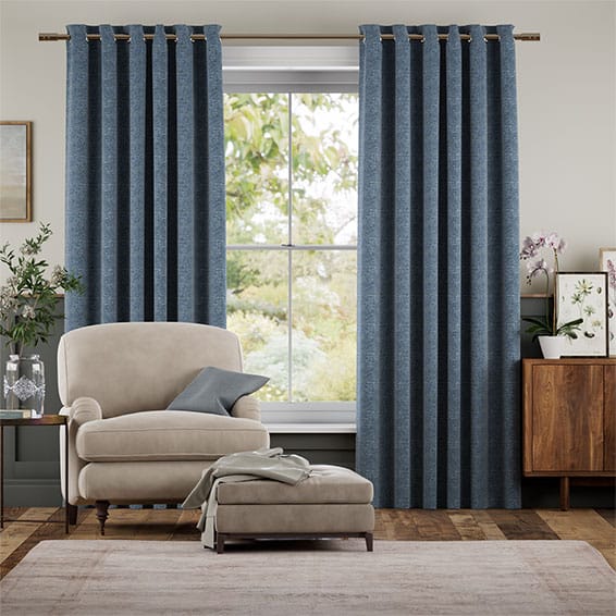 Glencoe Twilight Blue Curtains