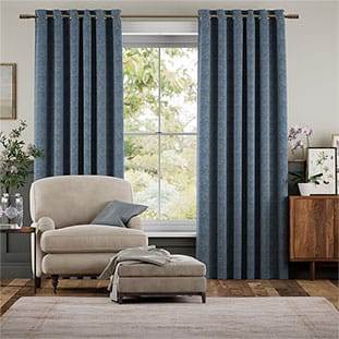 Glencoe Twilight Blue Curtains thumbnail image