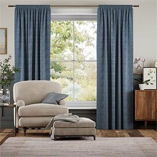 Glencoe Twilight Blue Curtains thumbnail image