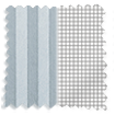GlideShade Complete Blackout Night & Day Blue Haze Thermal Blind  sample image