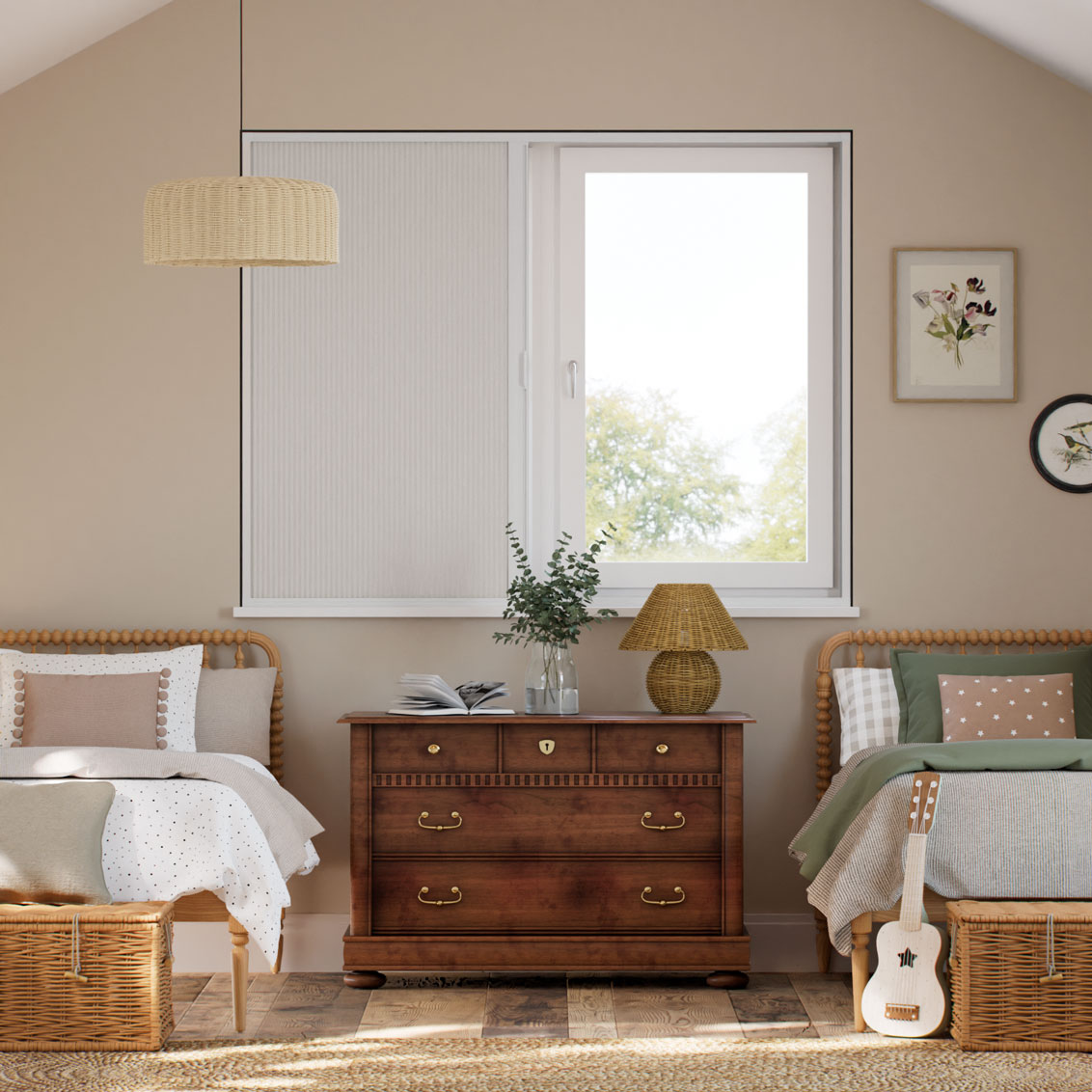 GlideShade Complete Blackout Grey Thermal Blind 