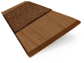 Golden Oak & Walnut Wooden Blind swatch image