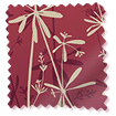 Goosegrass Berry Curtains swatch image