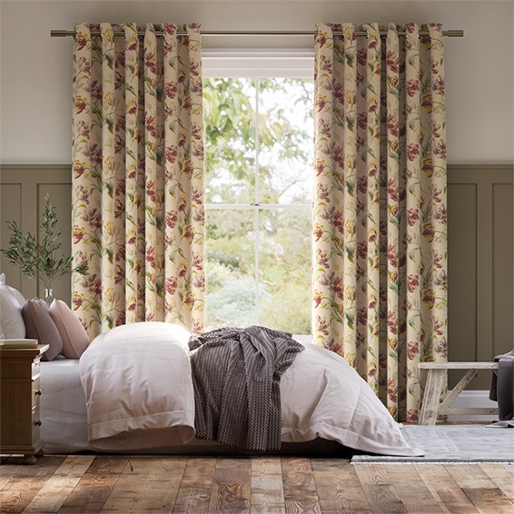 Gosford Cranberry Curtains