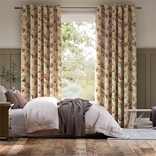 Gosford Cranberry Curtains thumbnail image
