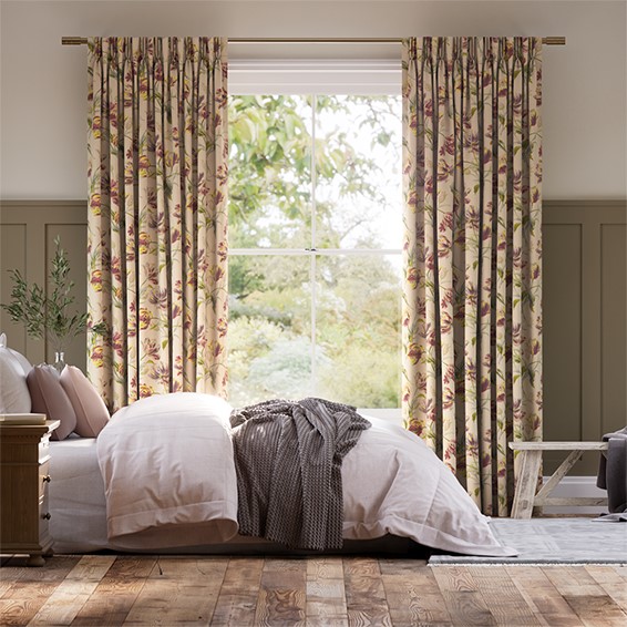 Gosford Cranberry Curtains