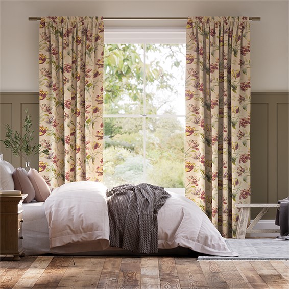 Gosford Cranberry Curtains