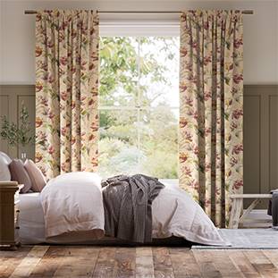 Gosford Cranberry Curtains thumbnail image