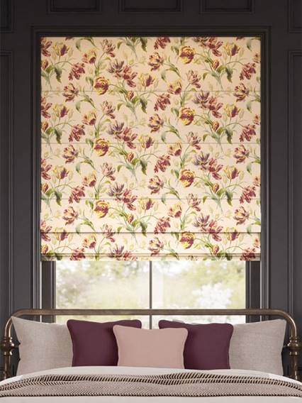 Gosford Cranberry Roman Blind thumbnail image