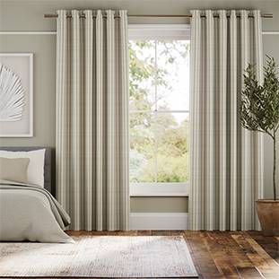 Grande Stripe Linen Curtains thumbnail image