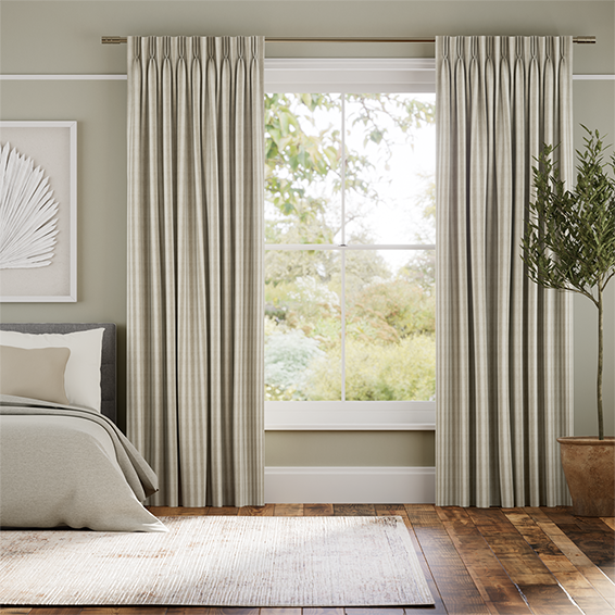 Grande Stripe Linen Curtains