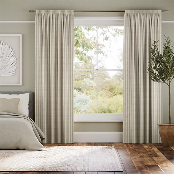 Grande Stripe Linen Curtains